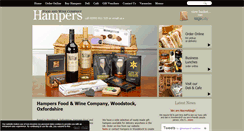 Desktop Screenshot of hampersfoodandwine.co.uk